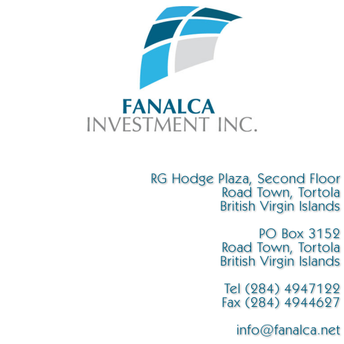 FANALCA INVESTMENT INC.